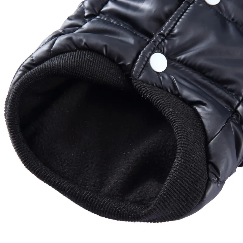 Ropa de invierno cálida para perros, abrigo de plumón a prueba de viento para cachorros, chaqueta con capucha para perros pequeños y medianos, Chihuahua, Yorkshire - imagen 5