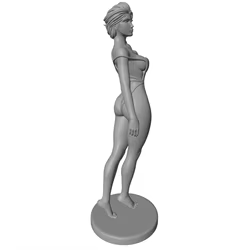 Kit figurita resina gato – Muñeca miniatura gris, hazlo tú mismo