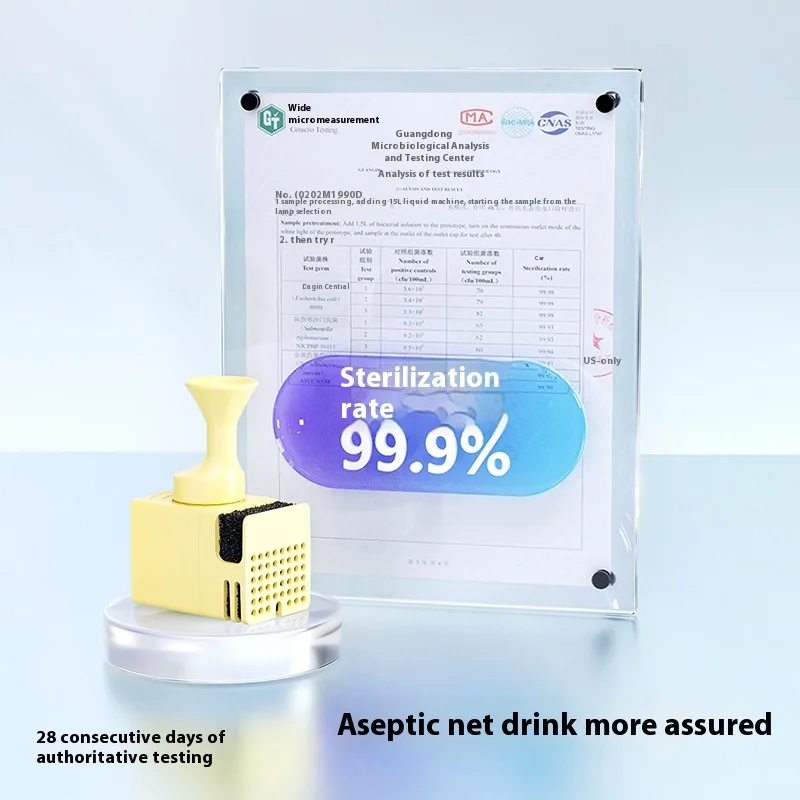 Accesorio Homerunpet, fuente de agua inalámbrica UVC para gatos, bomba inalámbrica autolimpiante Compatible con el modelo CF20 - imagen 2