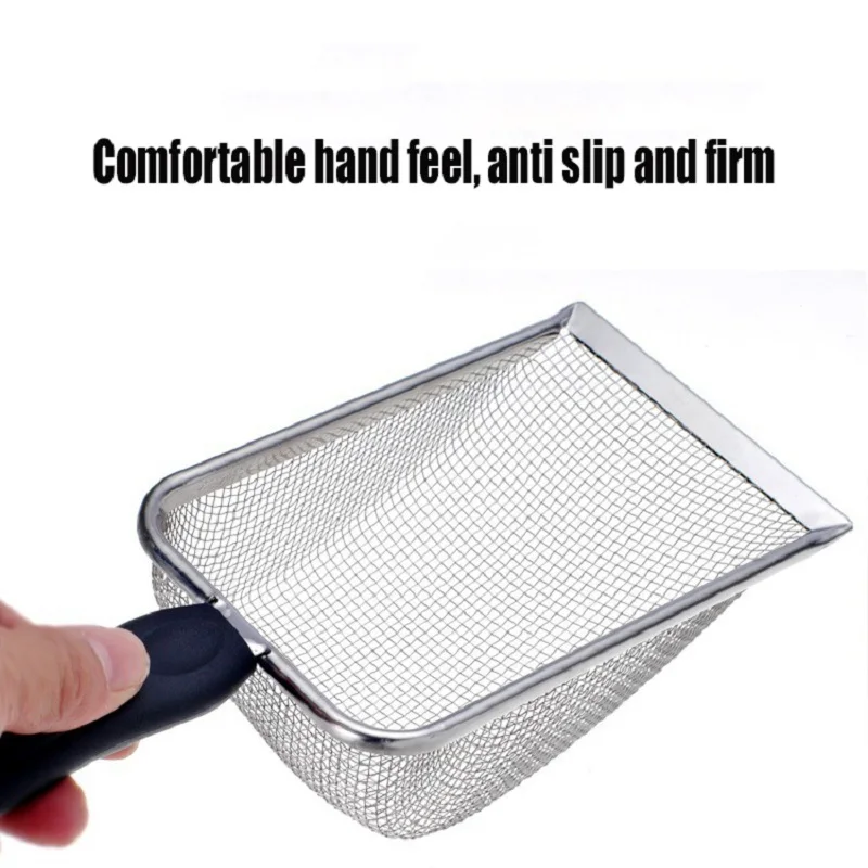 Pala con agujeros pequeños para arena de gato, bandeja de arena para mascotas, suministros de limpieza para la playa - imagen 5