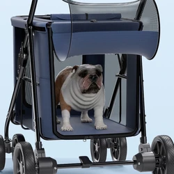 Cochecito amplio para perros grandes – Carrito urbano resistente