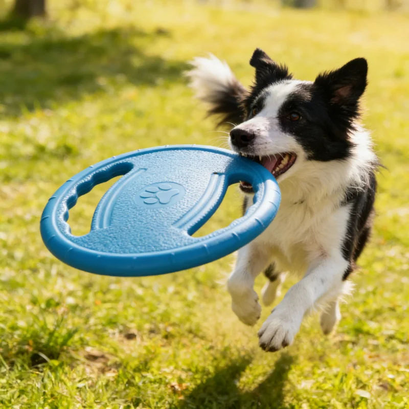 Disco volador masticable indestructible para perros mini entrenamiento