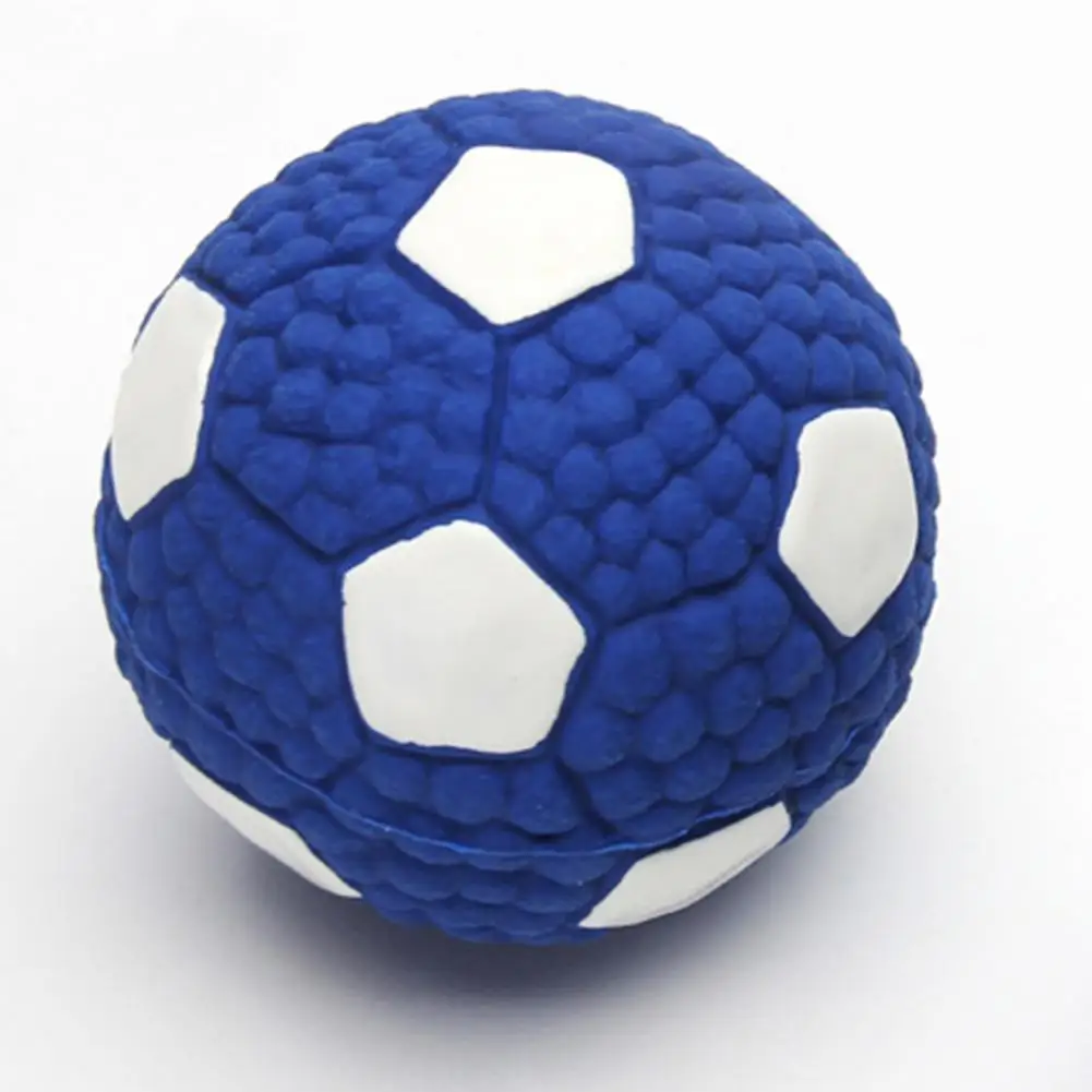 Boule sonore de dentition pour chiot, jouet interactif pour chien, série Rugby en Latex, soulagement de l'ennui, nettoyage des dents, fournitures d'intérieur et d'extérieur pour animaux de compagnie