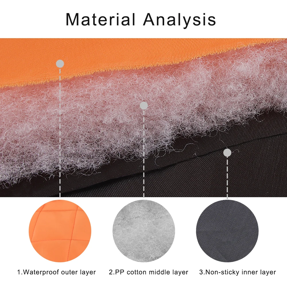 Ropa grande de invierno para perros, chaqueta impermeable para perros grandes, chaleco con cuello alto, abrigo cálido para perros, ropa para Bulldog Francés, galgo - imagen 3