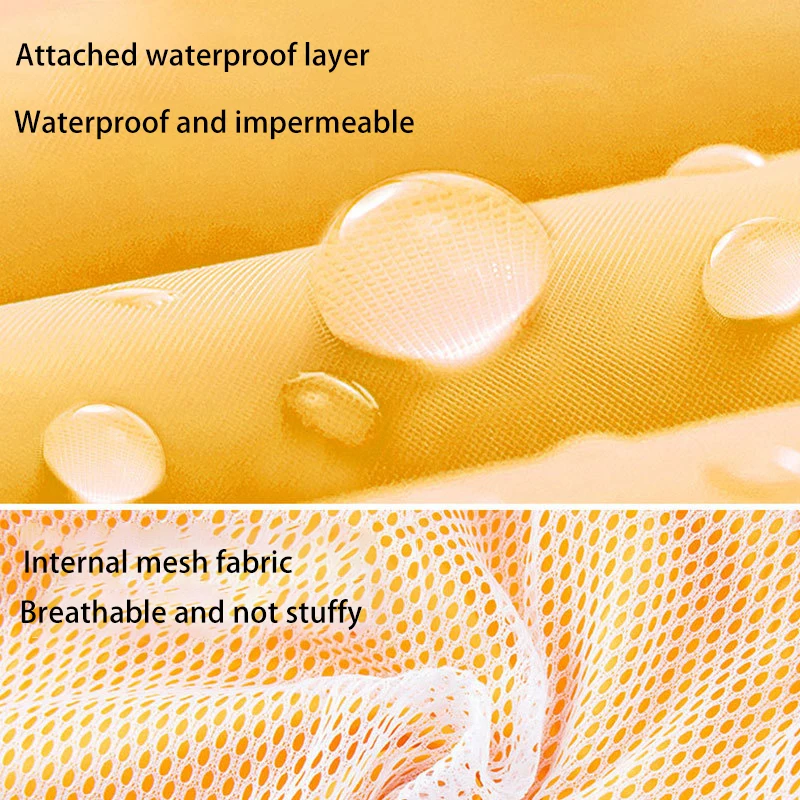 Chubasqueros con forma de abeja para perros, Poncho reflectante para mascotas, adecuado para mascotas, chaqueta impermeable, ropa para cachorros de moda - imagen 5