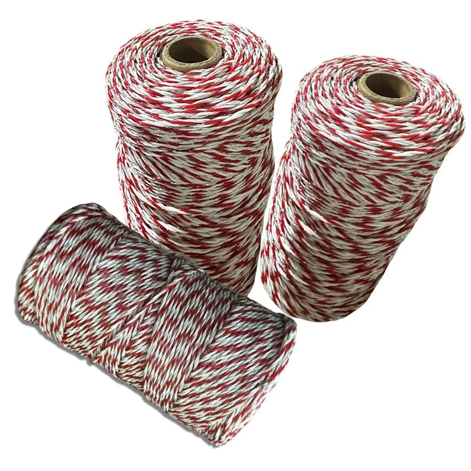 656ft 6 Strands Heavy Duty Portable SS Conductors Electric Fence Polywire