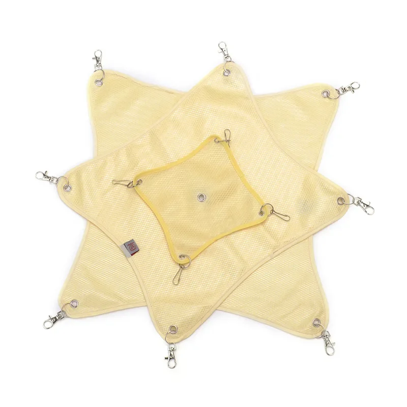 Hamaca de hámster para mascotas, hamaca de malla transpirable, hamaca de dragón, gato, ardilla, columpio colgante, suministros de verano - imagen 4