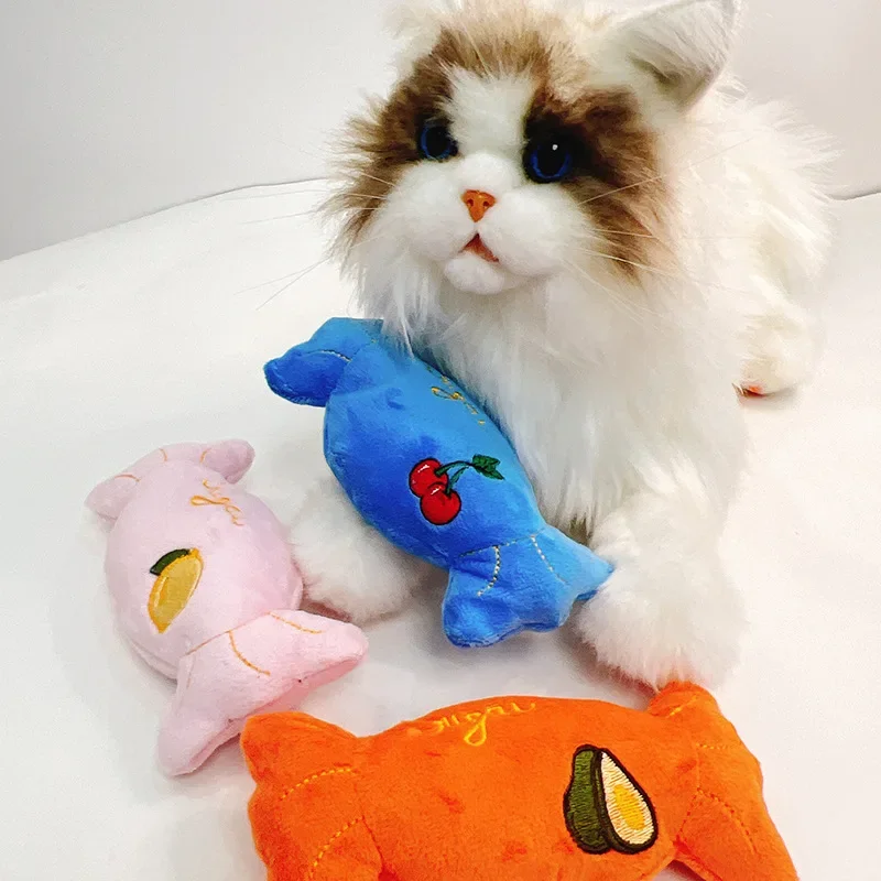 Palitos de peluche resistentes a las mordeduras para perros pequeños, juguetes interactivos para perros, suministros para mascotas, gatos para aliviar el aburrimiento - imagen 3