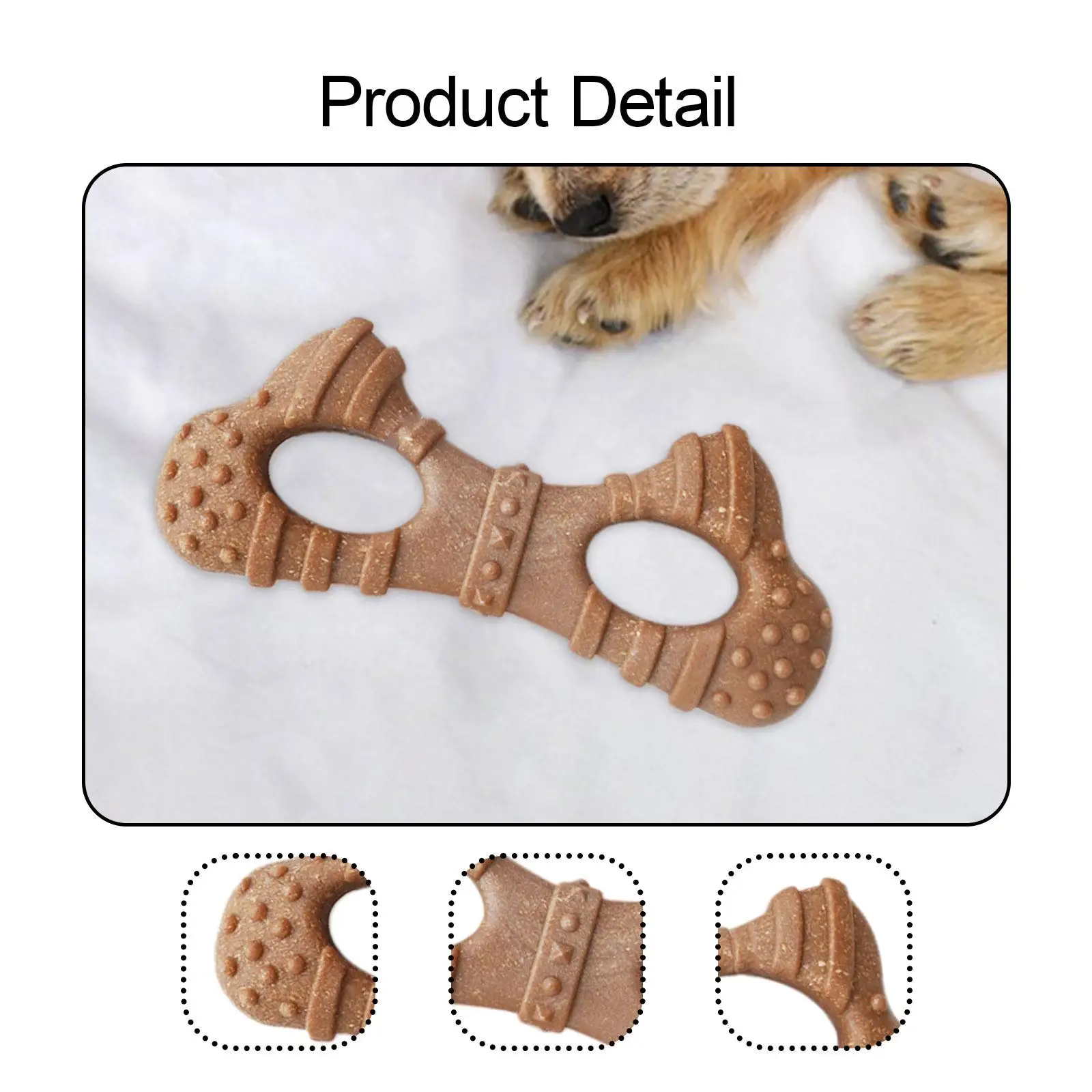 Dog Toy Tooth Cleaning Pet Supplies Puppy Playing Indoor Outdoor Bite Resistant for Small Medium Dogs Indestructible Toy