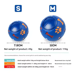 Pelota mordedora para perros – Juguete resistente con limpieza dental
