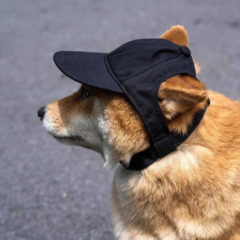 Gorro bonito para perro, gorra para perro al aire libre, gorra ajustable de béisbol para perros, gorra de verano para gato, cachorro, ropa para bebé, disfraz de béisbol, suministros para mascotas - imagen 5