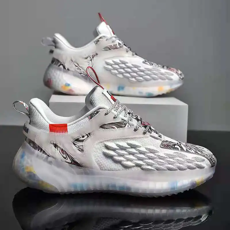 Zapatillas de deporte informales para hombre, entrenador de lujo, zapatos transpirables para hombre, mocasines de moda, zapatos para correr para hombre - imagen 4