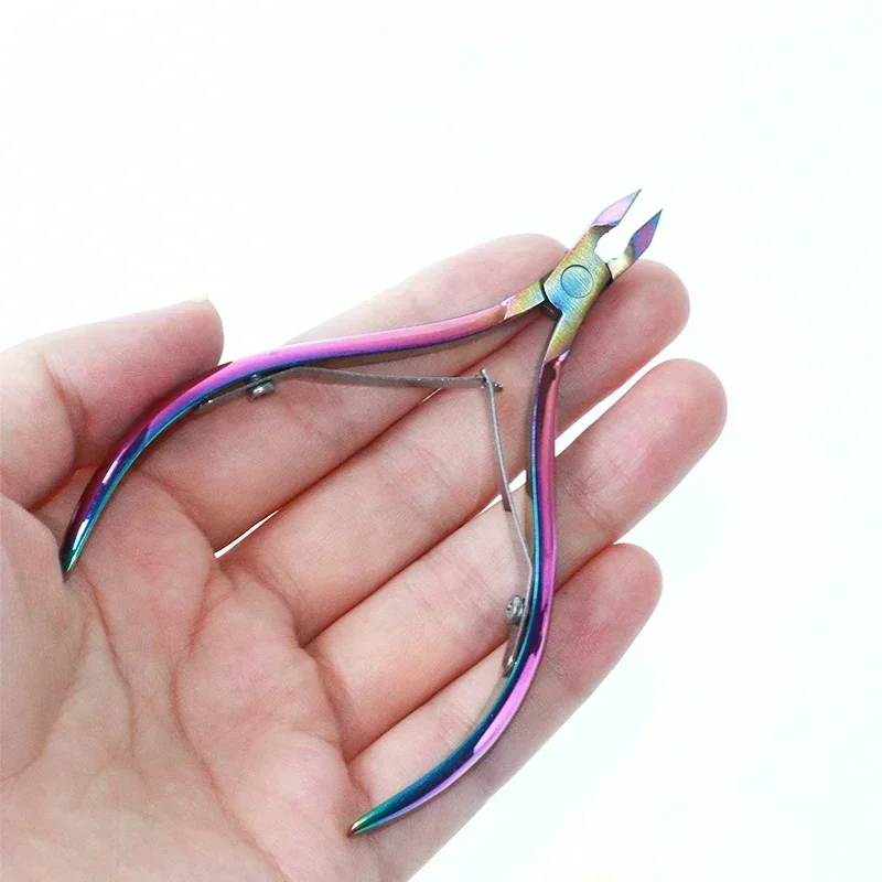 Professional เครื่องตัดหนังกําพร้าเล็บ Nippers กรรไกร Pusher Dead Skin Remover ทําเล็บมือเล็บเท้า Tong เล็บ Cuticle Regrowth เครื่องมือ - imagen 4