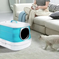 Bañera lavabo cerrada para gatos y perros – Resistente al agua