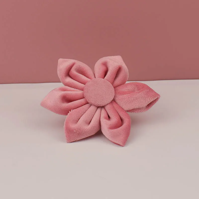 Juego de Collar y correa para perro de terciopelo rosa para perros pequeños, medianos y grandes, placa con nombre grabada personalizada, suministros para mascotas, correa para perro de terciopelo 01 - imagen 5