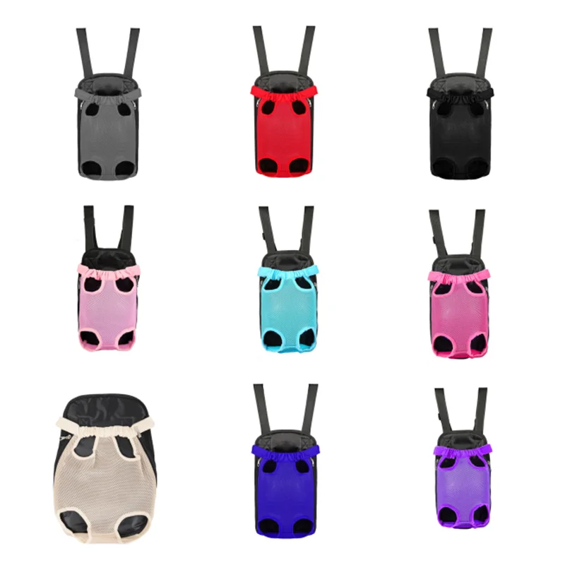 Mochila transpirable para transportar gatos/perros, bolso de hombro portátil de viaje para mascotas con correa para el pecho, duradero y manos libres - imagen 4