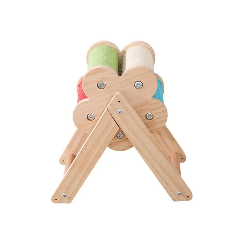 Poste rascador para gatos, poste rascador resistente al desgaste, juguete estable y divertido para mascotas - imagen 2