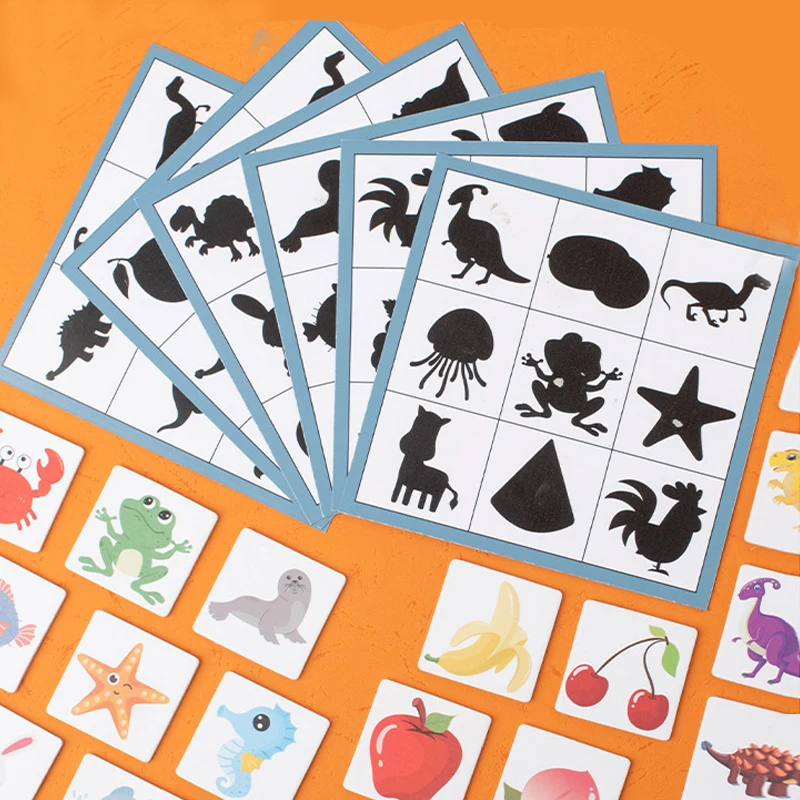Rompecabezas madera Montessori sombras – juego educativo - imagen 3