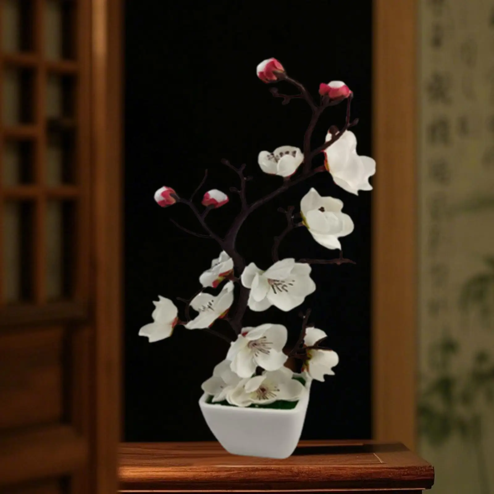 Simulated Plum Blossom Ornaments Faux Plum Blossom Bonsai Plum Blossom