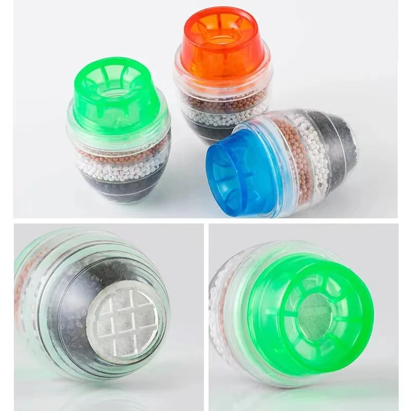 Filtro purificador de agua para grifo, Cartucho de filtración de carbón activado de 5 capas, para el hogar y la cocina - imagen 5