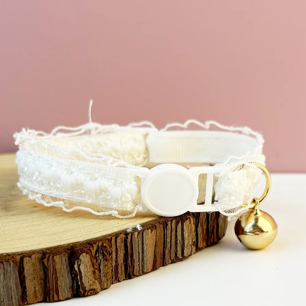 Collar de seguridad ajustable para gatos, collar de encaje para mascotas, evita que los gatos se asfiquen - imagen 4