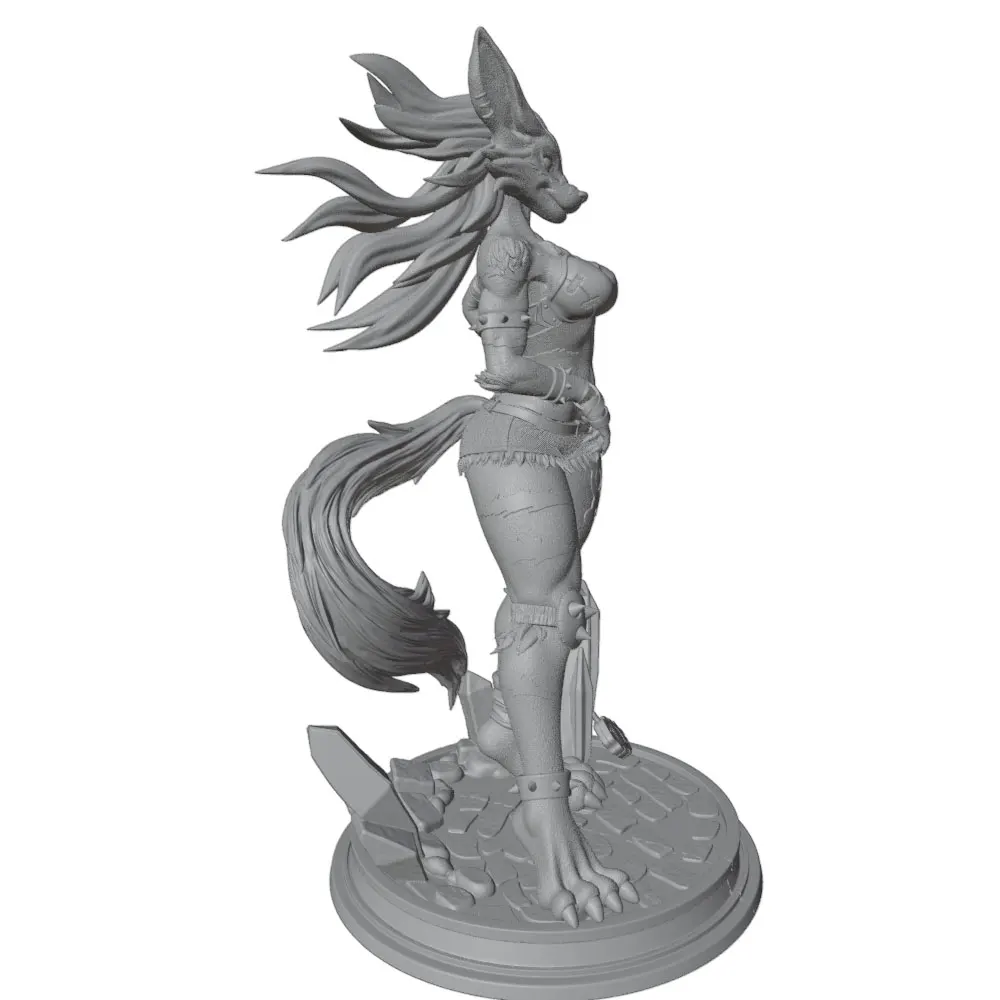 Figura 3D de gato anime para decorar habitación – Sin montar - imagen 2