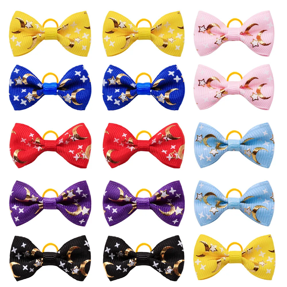 Lazos para perros brillantes luna y estrellas - accesorios pelo - imagen 5