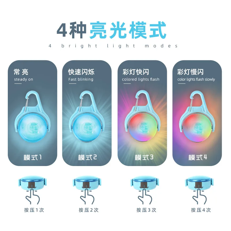 Luz LED de seguridad para perros - Colgante luminoso para pasear - imagen 2