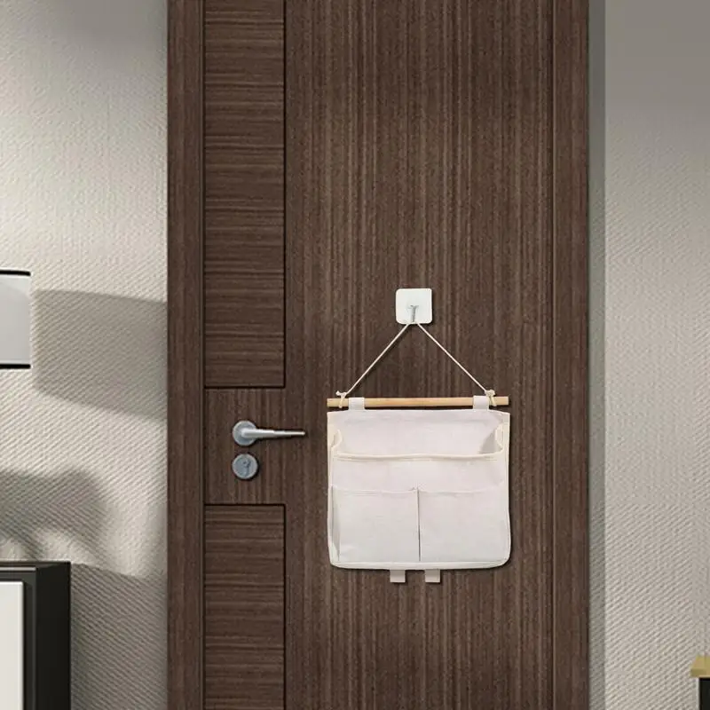 Bolsa para colgar en la pared, organizador de puerta y armario, organizador colgante de pared con bolsillos para armario, oficinas, dormitorio y sala de estar - imagen 2