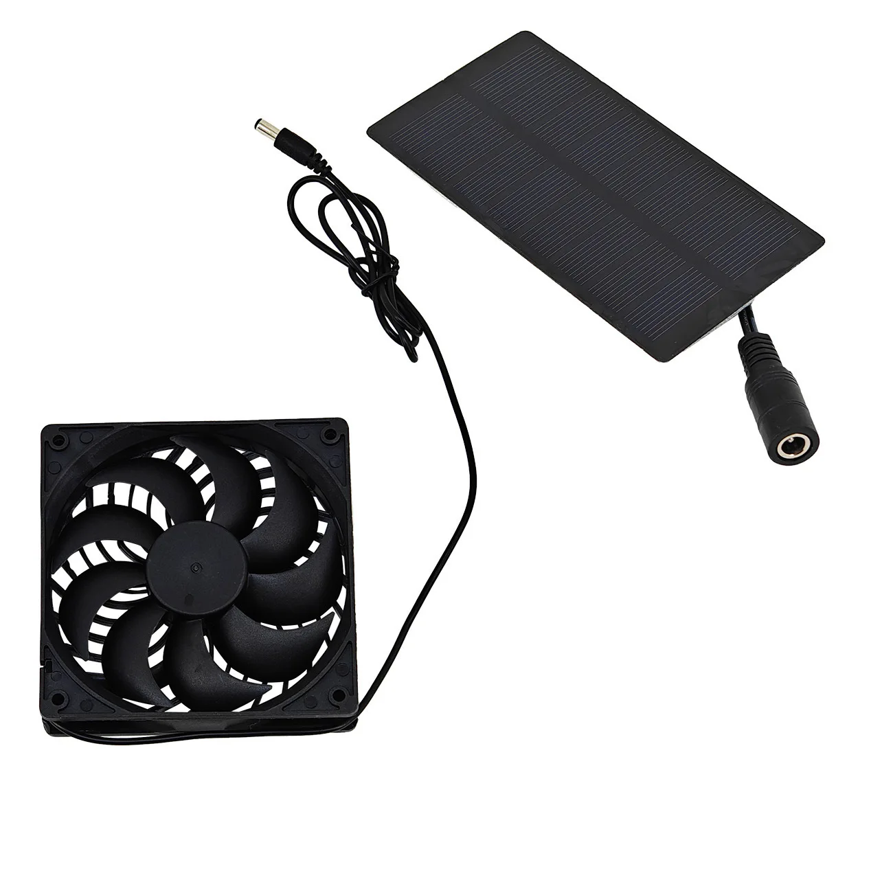 Ventilador solar 12V para gallinero y cobertizo - Kit con panel - imagen 2