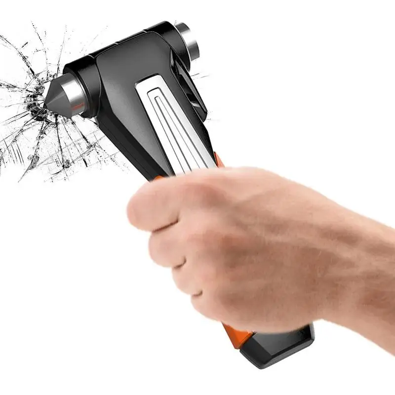Mini martillo de seguridad para coche, 2 en 1, a prueba de golpes, portátil - imagen 3