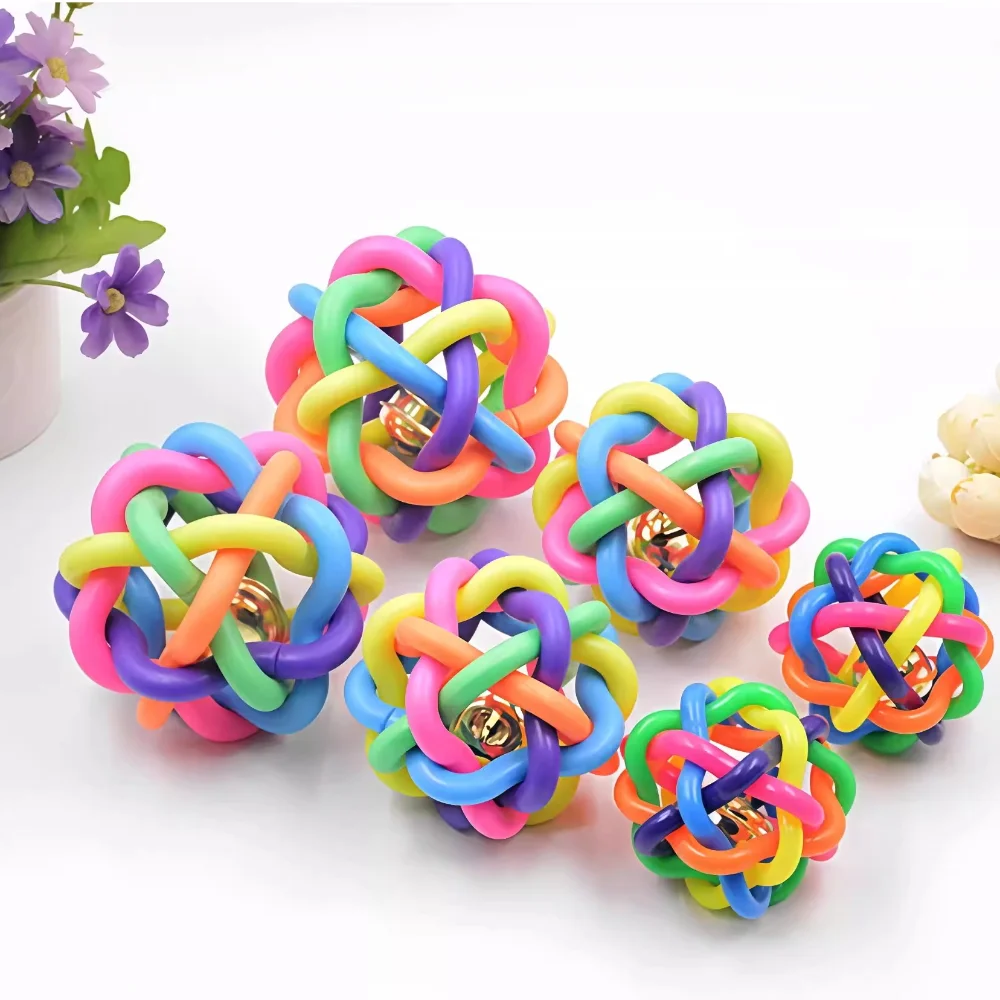 Bola sonora con campanas para gatos – Juguete interactivo - imagen 4