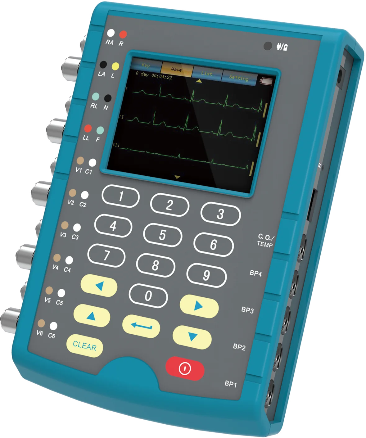 Contec MS400 simulador multiparamétrico: temperatura, ECG e IBP - imagen 3