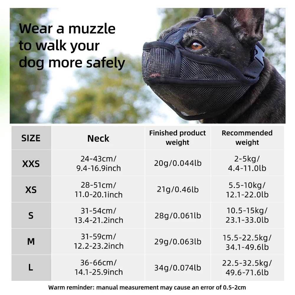 Bozal de perro de nariz corta transpirable de malla para perros, animales, máscara facial para caminar en verano, Terrier, Bulldog Inglés, productos para mascotas - imagen 2