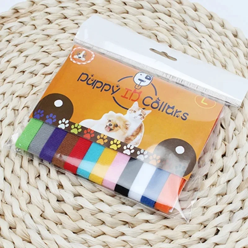 Collar de clasificación para mascotas, Collar de identificación para cachorros y gatitos, Collar de nacimiento para perros y gatos recién nacidos, suministros suaves para mascotas cortables - imagen 5