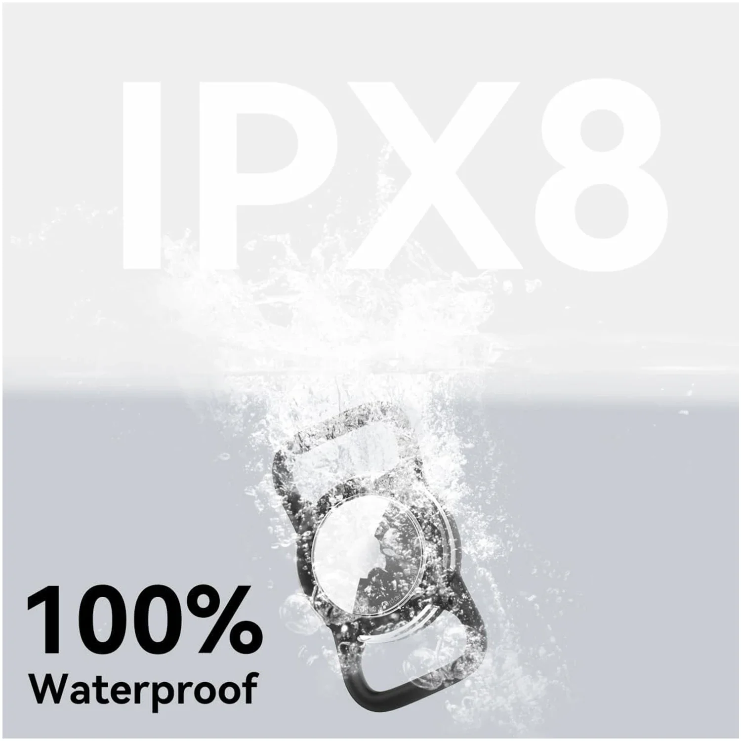 Soporte para Collar de perro Airtag, soporte impermeable para Airtag para perro, silicona + ABS protector antipérdida para Apple Air Tag Case Collar para mascotas - imagen 4