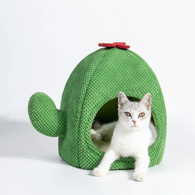 Cama cactus para perros y gatos pequeños y medianos – Cálida invierno - imagen 2