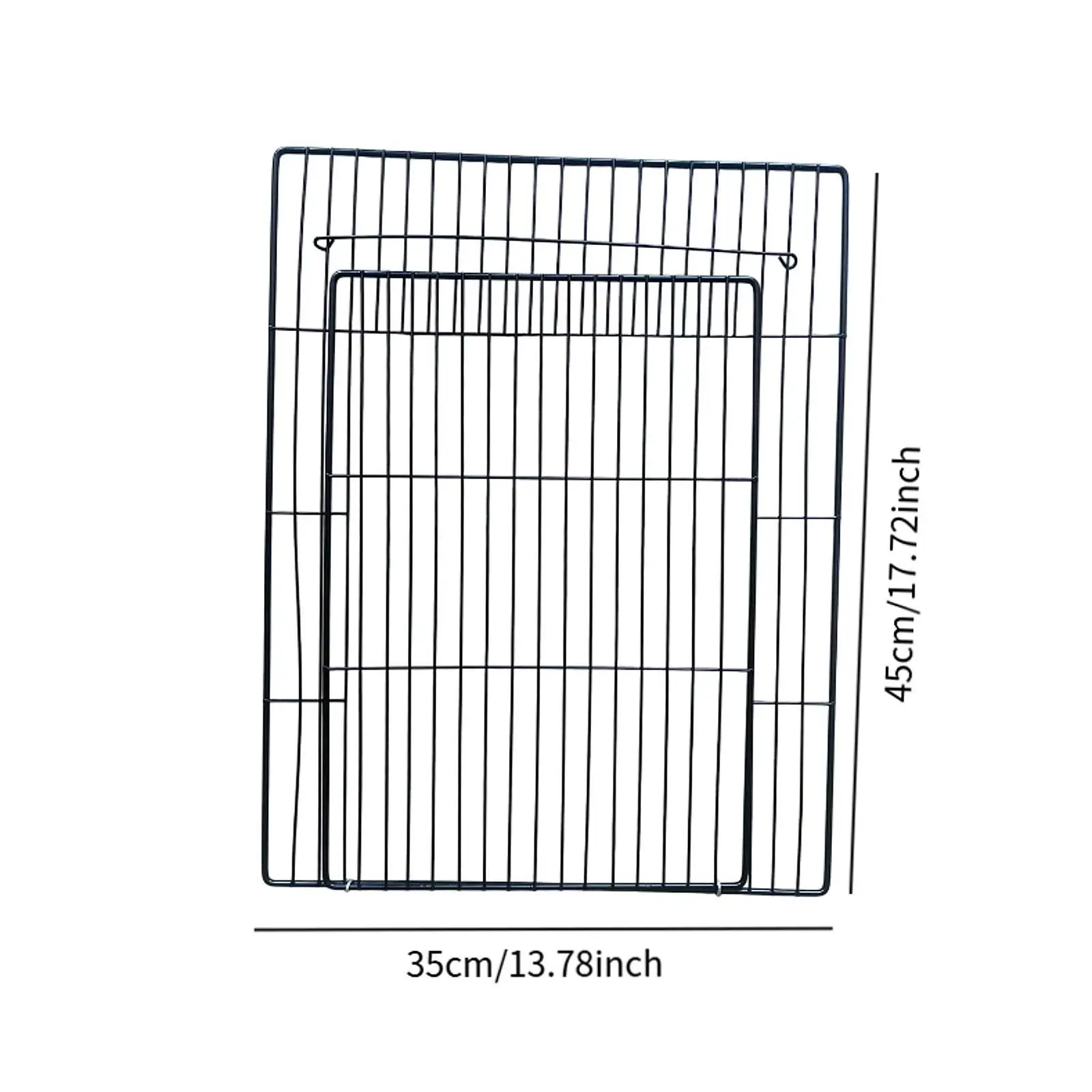 Pets Playpen Door Iron Wire Protector Dog Barrier for Hamster Guardrail Teddy