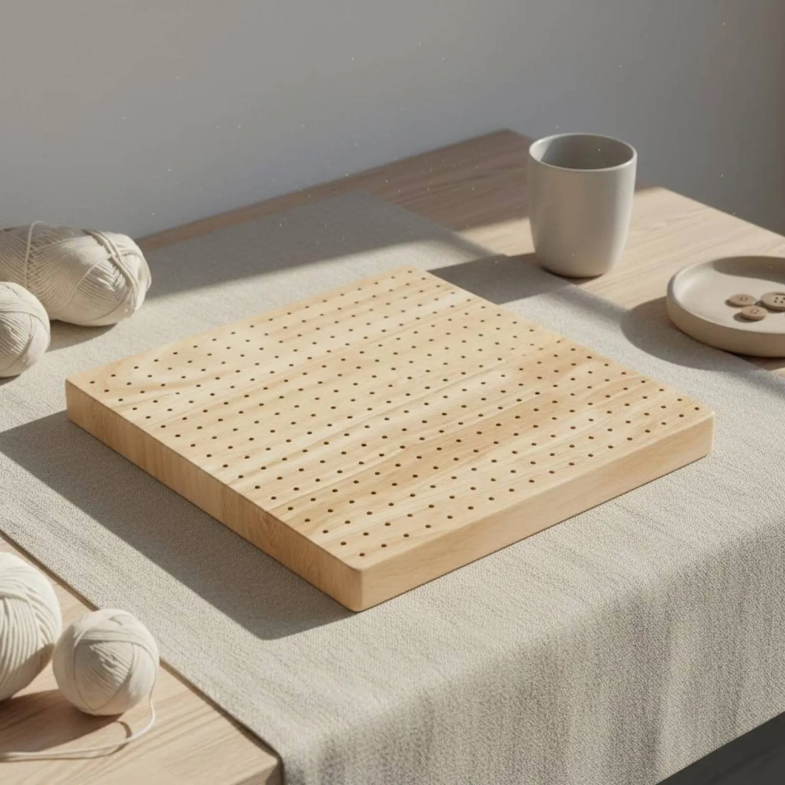 Tabla de bloqueo en bambú para granny squares - imagen 5