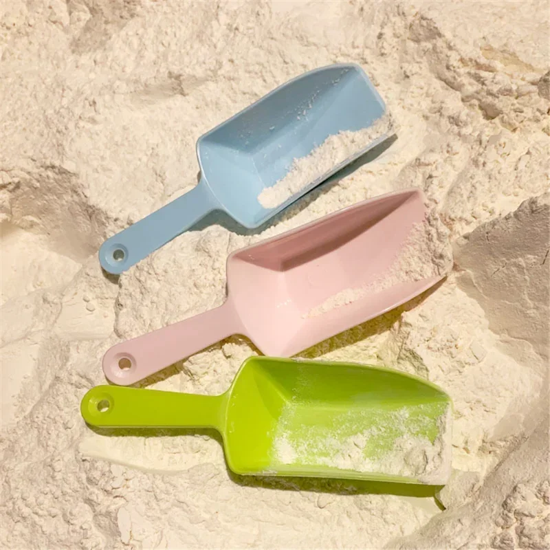 Pala pequeña de plástico multifuncional para mascotas, alimentadores para cachorros y gatos, suministros de alimentación para mascotas pequeñas, 1 piezas - imagen 2