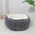 Gray polka dot