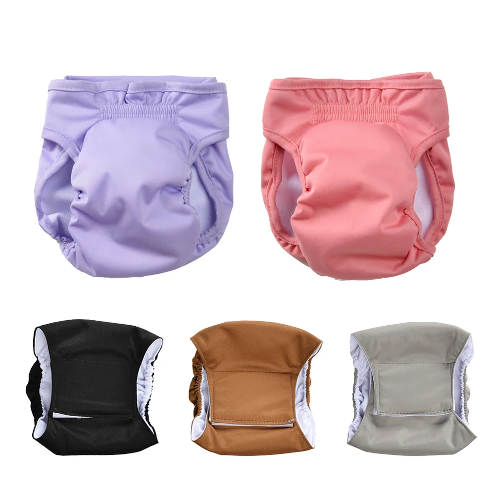 Pañales lavables para mascotas para perros y mujeres, bragas sanitarias reutilizables y transpirables para cachorros, ropa interior, pantalón corto para menstruación de Chihuahua