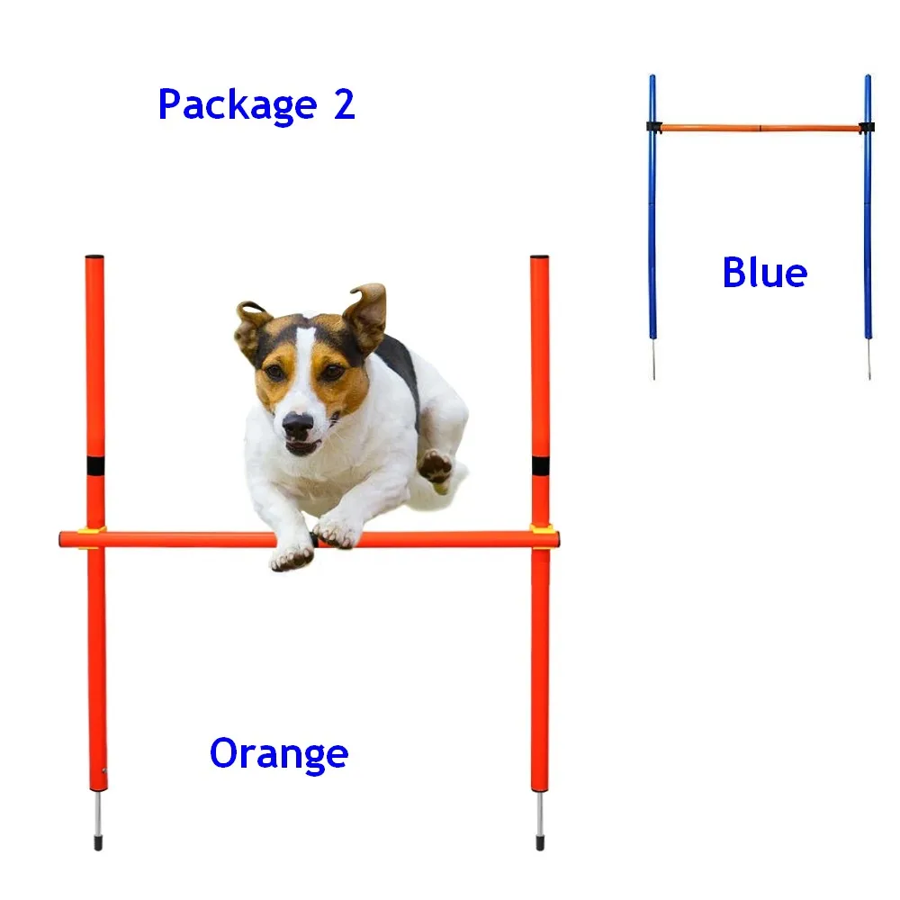 Equipo agilidad perros portátil: saltos y postes para entrenar fuera - imagen 4