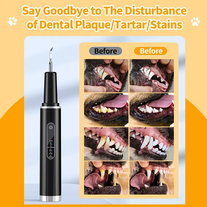 Limpiador dental ultrasónico para perros y gatos – Kit elimina sarro - imagen 4