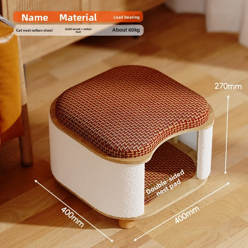Cama refrescante de madera para gatos – Ideal verano - imagen 5