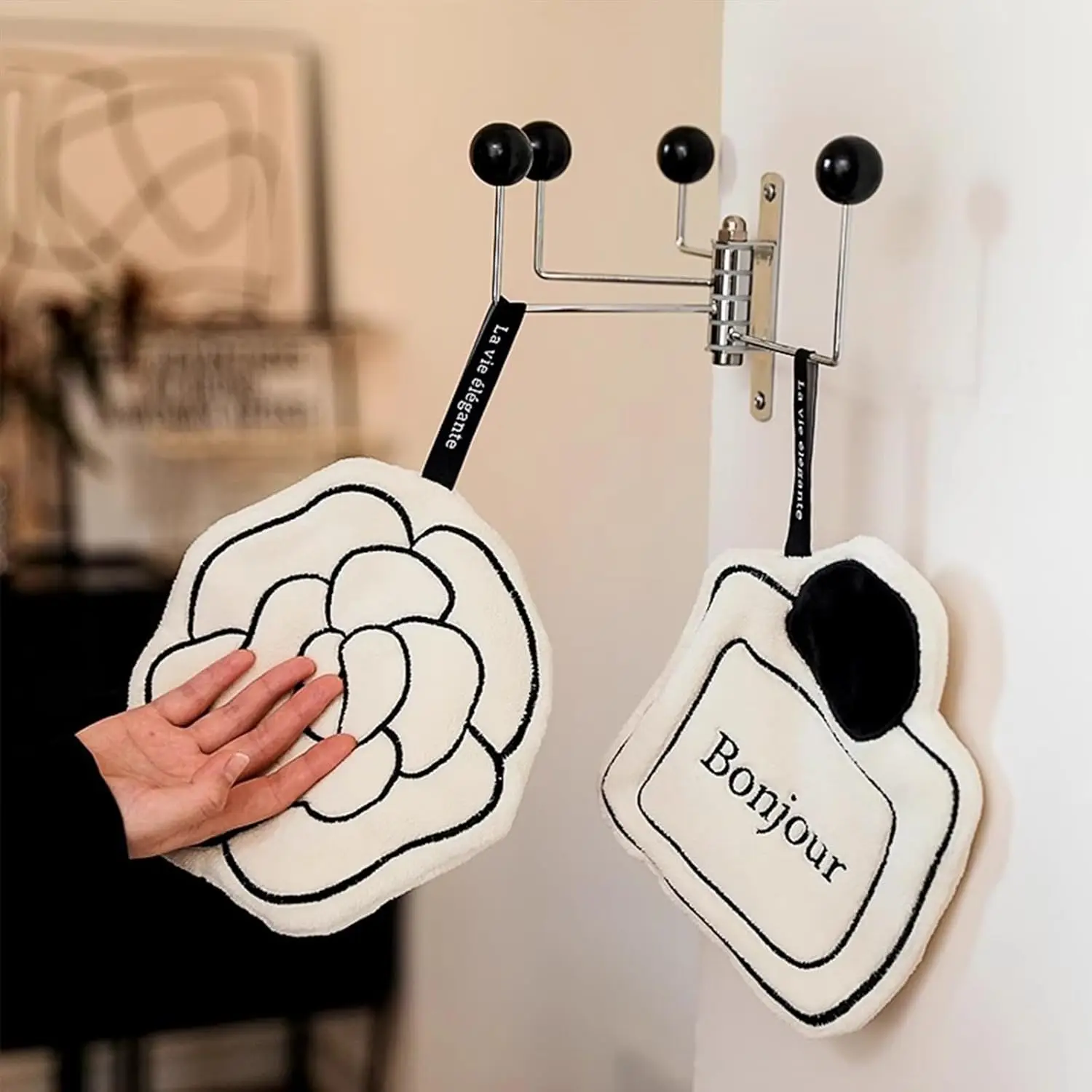 Toalla de Mano Suave para Cocina y Baño - Absorbente y Secado Rápido - imagen 5