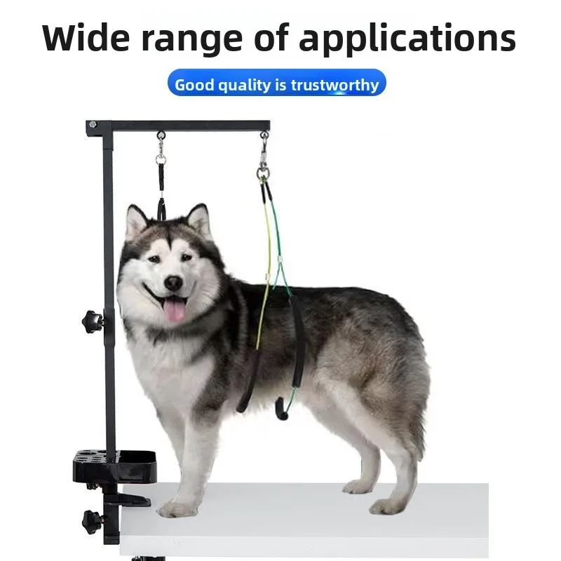 Soporte plegable acero inoxidable para mesa peluquería perros y gatos