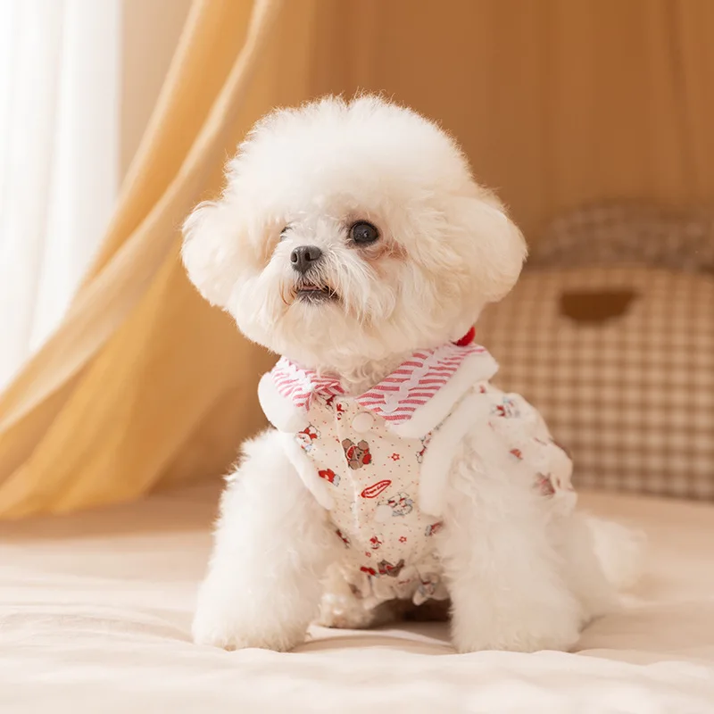 Sudadera forro polar para gato y perro con estampado calabaza - imagen 4