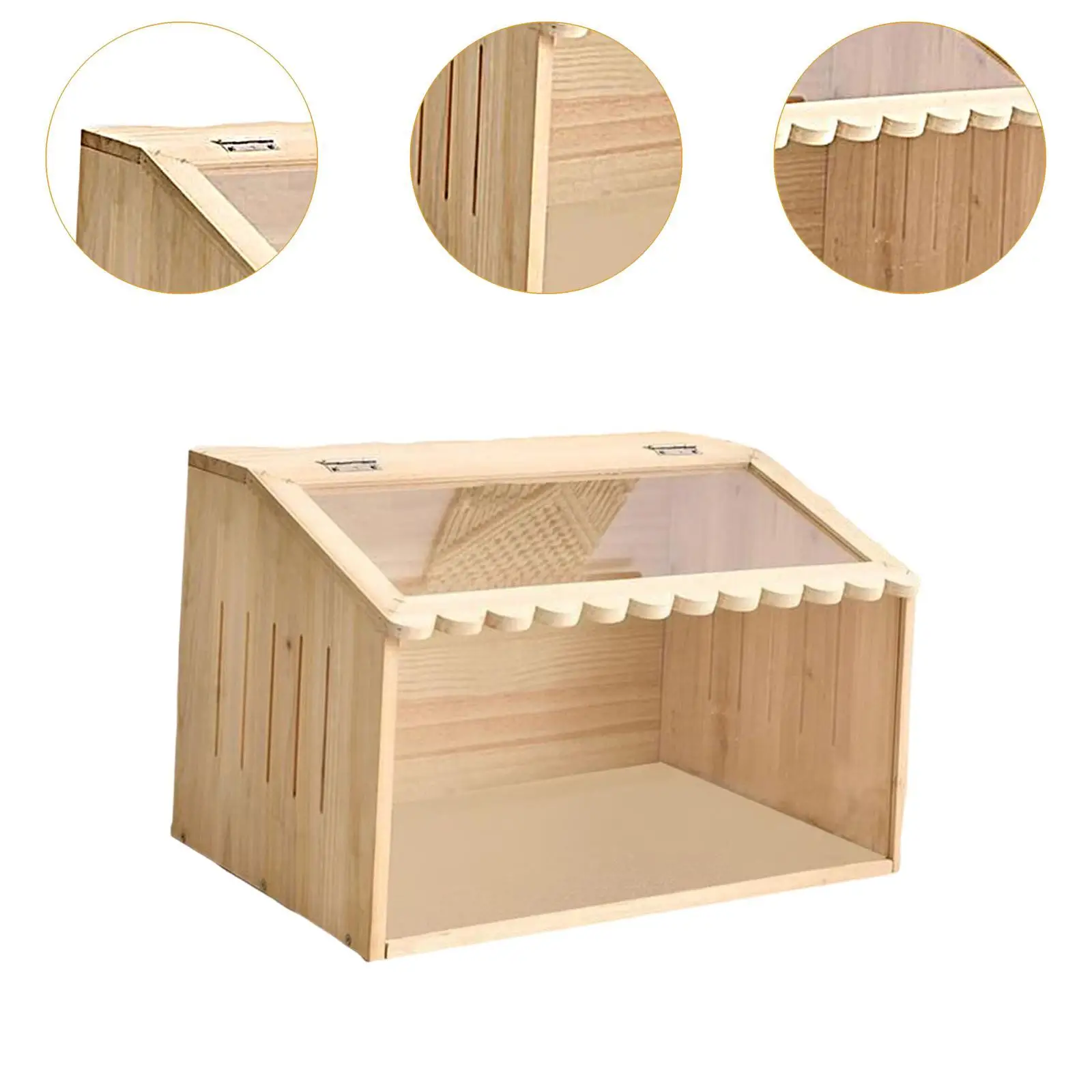 Chick Brooder Box Chicken Coop Quail Coop Breeding Box for Quails Hamsters Chick