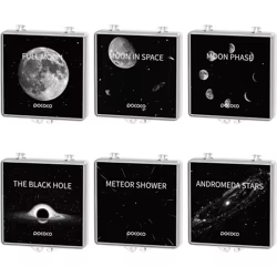 Discos para gatos y perros Serie Luna y Estrellas - 6 piezas realistas